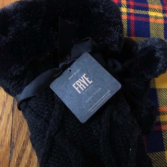 Frye Home Sock Black Cozy Cabin Boot Socks - Picture 2 of 5